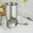 thumbnail image 3 of Bar Lux Black-Plated Stainless Steel Julep Strainer - 6 1/2" - 1 count box, 3 of 10