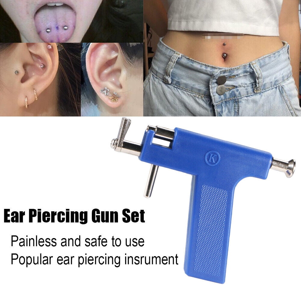 JahyShow Professional Ear PIERCING GUN body Nose Navel Tool Kit set