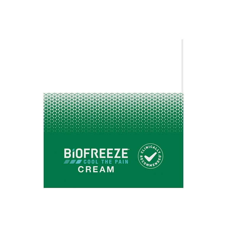 BIOFREEZE 冷却療法クリーム 110g×3本 Biofreeze Pain Relief Cream, Back Knee Muscle Joint and Arthritis