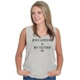 thumbnail image 3 of Jesus Love Me and My Tattoos Womens Plus Size Graphic Tank Top Brisco Brands 3X, 3 of 5