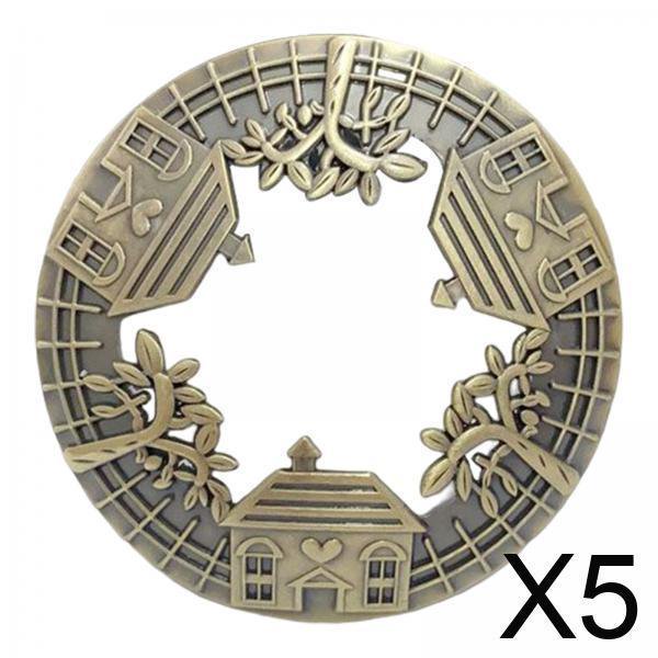 5xRetro Estilo Tarro Vela Tapa Acelerar La Fusión Sombra Decoración Del Hogar Bronce