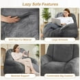 thumbnail image 5 of Kojooin Soft Faux Fur Bean Bag Chair - Ergonomic, No Assembly, Easy Maintenance, 5 of 8