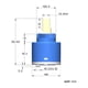 thumbnail image 2 of Sedal 40mm Ceramic Faucet Cartridge for Mixer Valve Replacement, 2 of 5