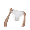 thumbnail image 2 of Buankoxy Disposable Underwear 10 Pack Women's Cotton Briefs Panties for Travel/Spa, XS, 2 of 6