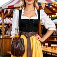 thumbnail image 4 of Gtoiithly Medieval Belt&Pouch Faux Leather Pirate Waist Bag for Larp Retro Viking Costume Medieval Belt Brown-3 One Size, 4 of 6