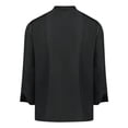 thumbnail image 2 of Chef Designs B21330508 Women Deluxe Airflow Chef Coat, Black - 3XL, 2 of 2