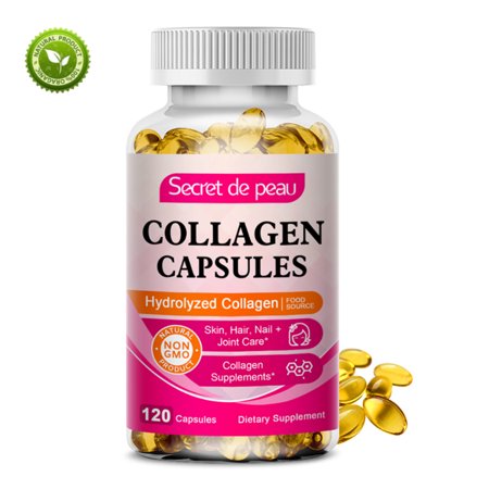 Secret De Peau -Collagen Capsules Skinny Tummy Whitening Skin Care Anti-aging Ingredient -60 Count