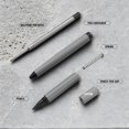 thumbnail image 4 of shiyou-2PCS Ballpoint Pen + Pencil, Multi-Function Medium Point Boligrafos, Dual-ended Pen with Black Ink for School with Gift Box, Office Work Pens for Meeting Recording, Handwritten Drafts, White+G, 4 of 4
