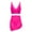 Red, variant on Plus Size High Waisted Tankini One Piece Halter Swimsuit Summer Swimsuits for Women Swimsuits for Teens 2 Piece two piece swimsuit plus size
