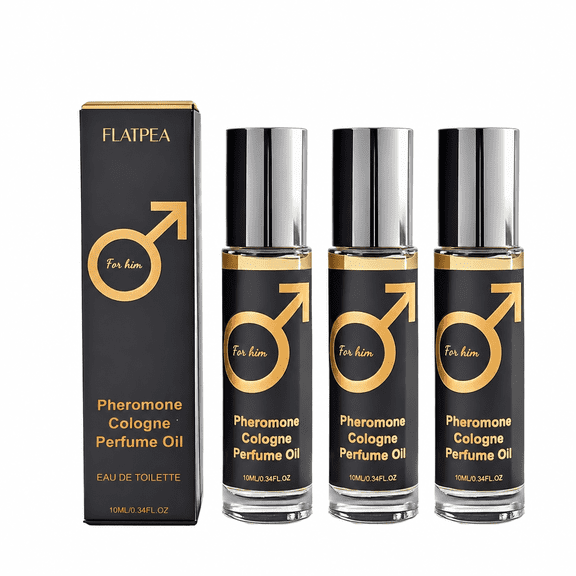 Pheromone Cologne for Men To Attract Women, Travel Size Cologne for Men, Earthy, Sweet Wood, Man Musk Scent, Men's Cologne Sampler Set10ml*3