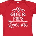 thumbnail image 4 of Inktastic Gigi and Pops Love Me Boys or Girls Baby Bodysuit, 4 of 5