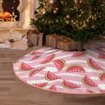 thumbnail image 5 of Rateoe Cute Watermelon Pattern Christmas Tree Skirt with Ties , Christmas Tree Decorations, Farmhouse Christmas Decor Xmas Holiday Decorations-36", 5 of 6