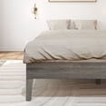 thumbnail image 5 of Plank+Beam Queen Size Bed, Solid Wood Adults Platform Bed Frame with Wooden Slats, 5 of 9