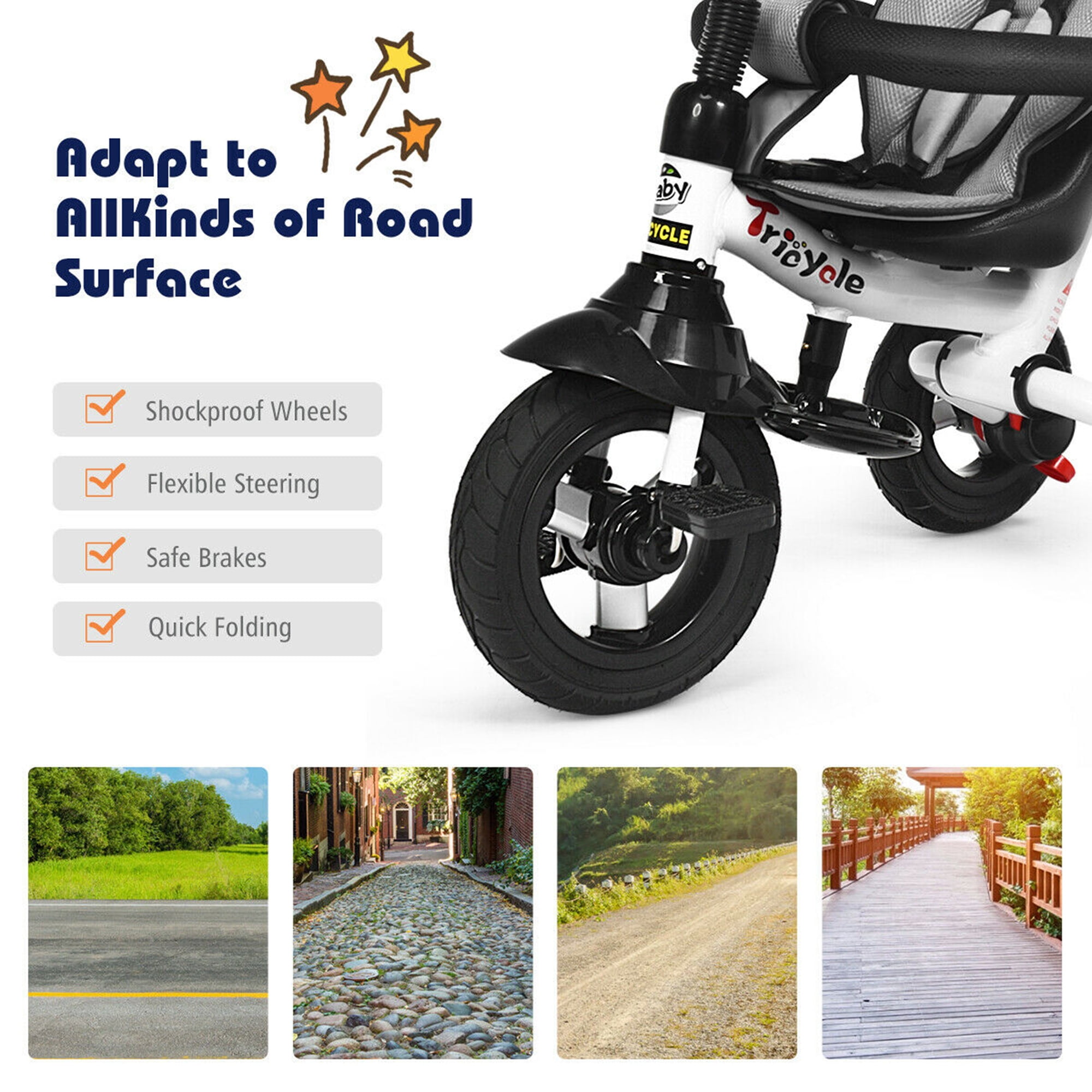 6 in 1 baby bike
