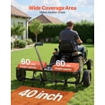 thumbnail image 2 of VEVOR Tow Behind Plug Aerator, 40 in Lawn Core Aerator Tool Universal Hitch, 120lbs Weight Capacity, Heavy Duty  & Rust-Resistant, Pull Behind Spike Aerators with Tray for Farmland & Garden Tractors, 2 of 9