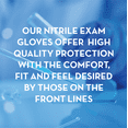 thumbnail image 6 of Valiant N3200 Nitrile Exam Gloves, Single Use Only, Fingertip Textured, Cornflower Blue, Large, 200 Per Box, 10 Boxes, 6 of 7