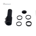 thumbnail image 1 of Bike Handlebar Riser, 70mm Height Extender Adapter Tube, 6061 Aluminum MTB Road Bike Fork Extension with Washers, Black, 1 of 3