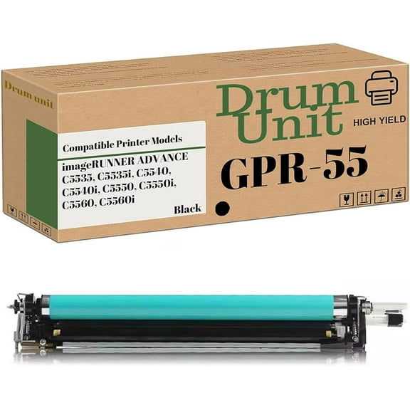 BFTC GPR-55 GPR55 Imaging Drum Unit Compatible Replacement for Canon 0488C003BA for imageRUNNER Advance C5535i C5540i C5550i C5560i C5740i C5750i C5760i Printer