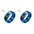 thumbnail image 4 of sweethay Anillos de estado de ánimo de emoción de temperatura pareja joyería de mano sensible inteligente impermeable para Mujeres Hombres Type1 NO1, 4 of 6