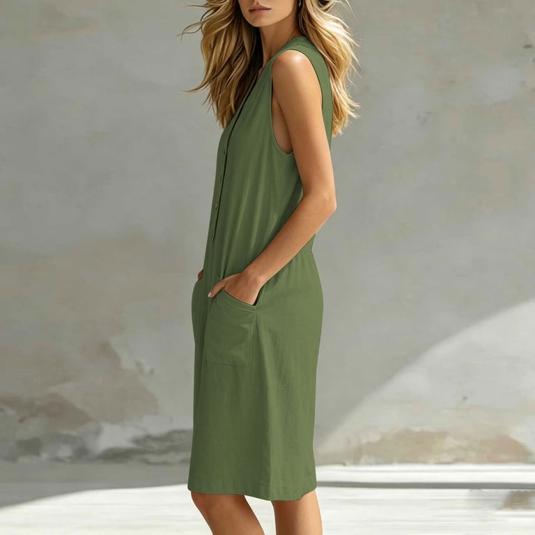 summer dress with shorts underneath Perfect Summer Dress with Pockets and Shorts