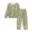 Green, variant on Gaexia Soft Girls Long Sleeve Pajama Set Cozy Sleepwear And Loungewear Outfit For Toddler Children Comfortable Homewear,Beige,5-6 Years