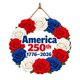 thumbnail image 2 of Esta placa de madera para la puerta, conmemorativa del 250.º aniversario del Día de la Independencia, es la elección perfecta para decorar tu hogar y mostrar tu patriotismo., 2 of 7
