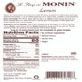 thumbnail image 3 of Jarabe Monin Sabor Limòn Amarillo 750 ml Natural Ideal para Todo Tipo de Bebidas MONIN Syrop, 3 of 3