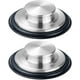 thumbnail image 1 of Tapón de fregadero de cocina NQ acero inoxidable borde ancho grande 3.5 diámetro 2 Pack, 1 of 1