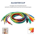 thumbnail image 4 of Juego De Cables De Prueba De Pinza De Cocodrilo De Cobre De 5 Piezas De 4 Mm Conector De Banana A Cobre Resistencia A La Corrosión Kit De Sonda Trasera Completamente Aislado Alto Rendimiento Para matsuzay TO004983-00, 4 of 7