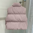 thumbnail image 3 of Womans Vest Puffer Vests for Women Button Down Sleeveless Vest Lightweight Vests Winter Vests Womens Vests Fashion Casual, 3 of 4