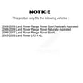 thumbnail image 2 of CMX Front Ceramic Disc Brake Pads CMX-D1098 for Car Land Rover LR3 Range Sport, 2 of 9