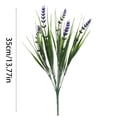 thumbnail image 3 of Artificial Lavandin Stems Faux Lavandin Bouquet For Home Decor Wedding Centerpiece Table Vase Arrangement, 3 of 6