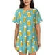 thumbnail image 1 of Fotbe Beer Conjunto de Pijama Estampado para Mujer, 2 Piezas, Ropa de Dormir con Camiseta de Manga Corta y Shorts Suaves-Medium, 1 of 6