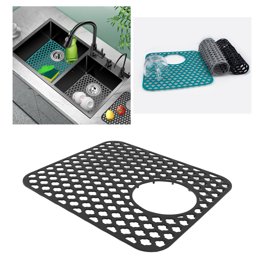 Tapis D'évier En Silicone Hsthe Sea 30x30 Cm - Antidérapant, Résistant à La Chaleur (-40°C à 220°C), Pliable - Protection évier Cuisine, Violet