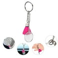 thumbnail image 5 of Guoxxzi school supplies for teens, Badminton Model Keychain Key Ring Style Simulation Model Portable Badminton Model Tools Practical And Clever For Phone Trinket Bag Keychain, 5 of 6