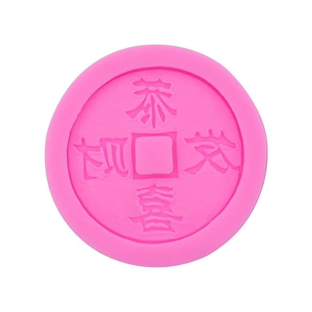 Bewildely Accesorios para moldes de Fondant de monedas chinas, herramientas para hornear, interesantes moldes para manualidades con azúcar y galletas de Herramientas y accesorios para hornear Bewildely HA080972-00
