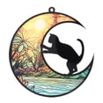 thumbnail image 3 of Attrape-soleil pour Chat Vitrail Suspendu Vitrail Vitrail Attrape-Soleil Chat Commémoratif Attrape-Soleil Vitrail Vitrail Suspendu Vitrail Coloré Imprimé Acrylique Ornements Suspendus pour, 3 of 7
