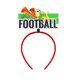 thumbnail image 1 of Diadema para aficionados al fútbol: diseño temático, cómoda, antideslizante y duradera; ideal para días de partido, fiestas, estadios y decoraciones de tailgate, 1 of 1