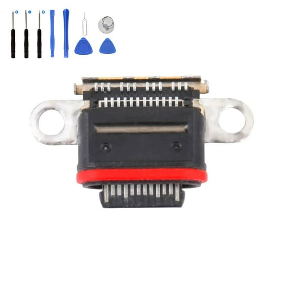 Eutoping USB Charging Port For Google Pixel 6a Dock Connector Charger Board Flex Cable Assembly Replacement with tool