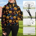thumbnail image 3 of Chririnla Funny Pumpkin Print Casual Pullover Athletic Zip Up with Pocket Lightweight Sweatshirt Christmas Sweatshirt Size 7-8, 3 of 7