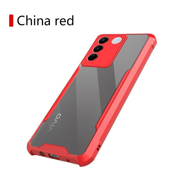 Funda De Teléfono A Prueba De Golpes Para Vivo V27E V27 Pro V25E V25 V23 5G V23e 5G V21e Y02A Protectora De Airbag Parachoques