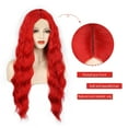 thumbnail image 3 of MORICA Red Wigs for Women Long Wavy Synthetic Red Wig Cosplay Red Wigs Daily Party Use Heat-Resistant Fiber Red Wig, 3 of 7