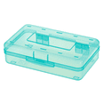 thumbnail image 5 of Large-Capacity Transparent Plastic Pencil Case, Stylish Office Supply Storage Box With A Snap-On Lid And Stackable Design, 8.1*4.8*2.3in, 5 of 5