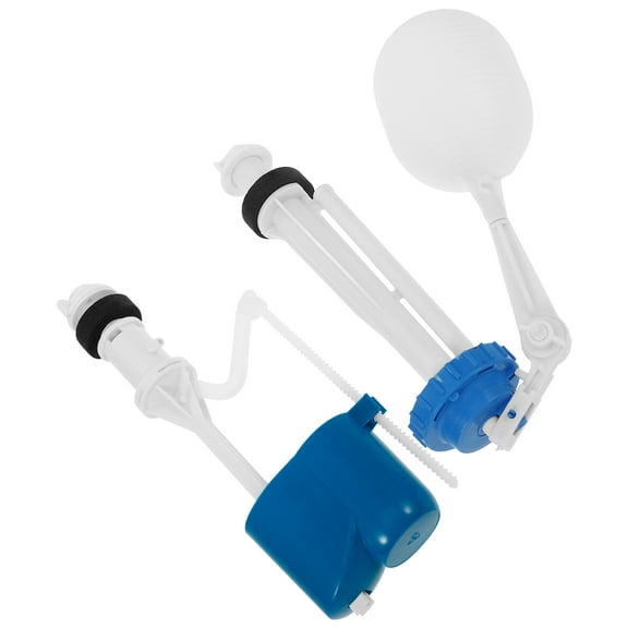ELAYARD Toilet Inlet Valve, Blue Plastic, Efficient, Sturdy, Compatible with Most Toilets, 2Pcs