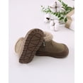 thumbnail image 5 of Baby Boots Toddler Girls Winter Boots Zipper Warm Snow Boots Toddler Shoes Size 1T-4T Khaki, 5 of 6