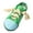 Green, variant on Blublu Park Dog Shoe Chew Toys, Creative Durable Puppy Interactive Squeaky Decoy Toy with Rope for Pet, Green