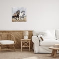 thumbnail image 3 of Stupell Industries Rustic Lodge Wild Run Twin Horses Canvas Art, 17 x 17, by Kim Allen, 3 of 8