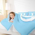 thumbnail image 4 of Erosebridal Personalized Letter D Bedding Queen Comforter Set,Monogrammed Theme Down Comforter,Ribbon Bow Knot Bedding Sets Queen with Comforter,Ultra Soft Bedroom Decor,3 Pieces, 4 of 7