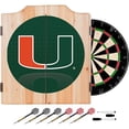 thumbnail image 1 of Trademark MIA7000-REF Université de Miami Bois Jeu de Fléchettes - Réflexion, 1 of 2