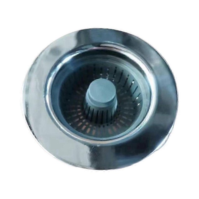 2 Pack 3 in 1 Kitchen Sink Drain Strainer & Sink Stopper, Upgraded Stainless